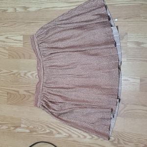 Francescas Glittery pink skirt NWOT
